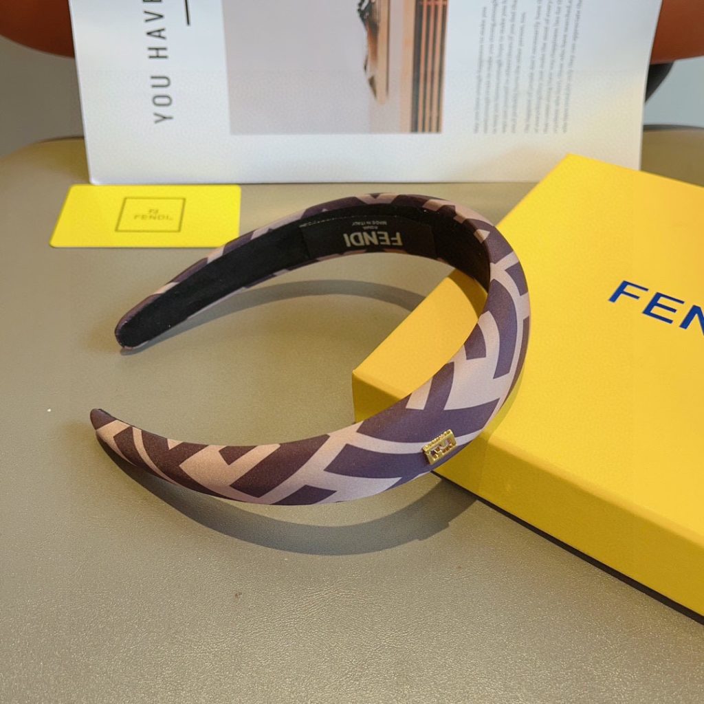FENDI フェンディ ヘアアクセサリー ファッションヘアバンド ブラック 全1色 - 画像 7