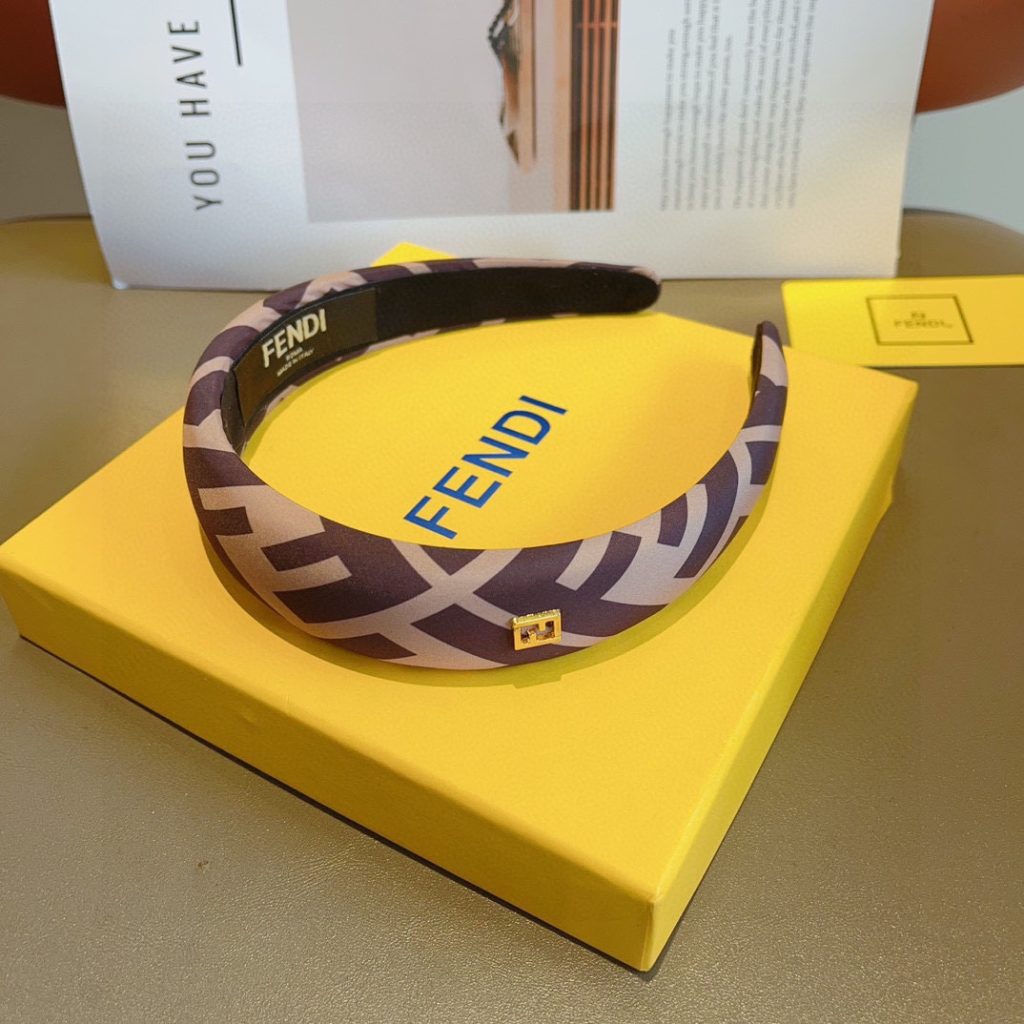 FENDI フェンディ ヘアアクセサリー ファッションヘアバンド ブラック 全1色 - 画像 8