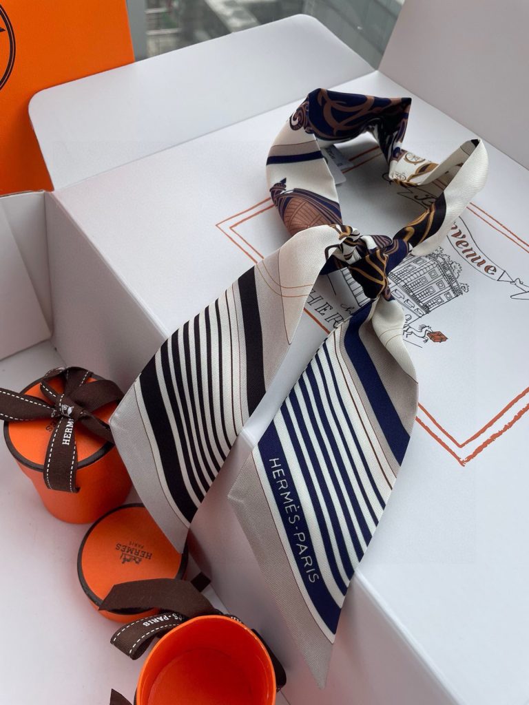 大人気 エルメス Hermes ツイリー スカーフ レディーススカーフ Twilly Scarf シンプル 4点 - 画像 6