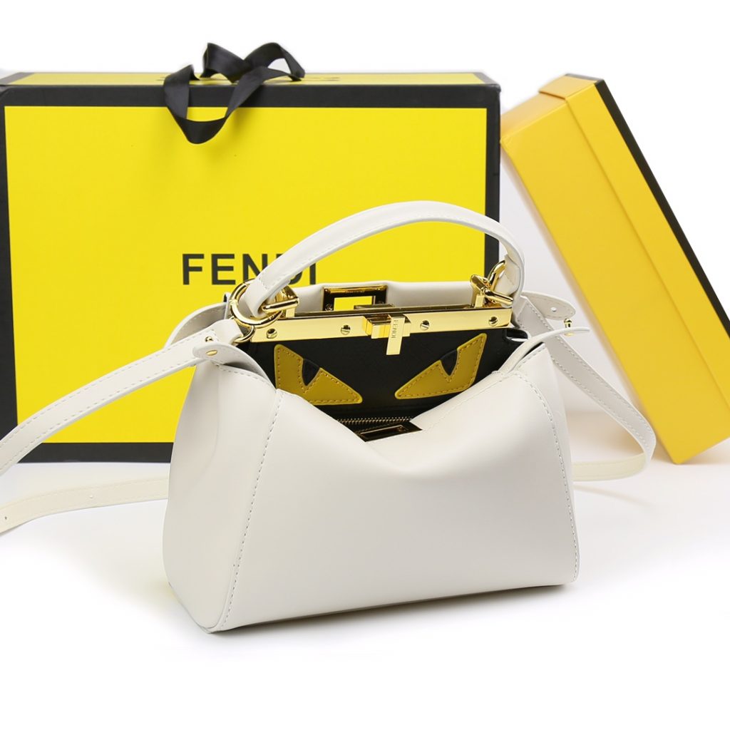 フェンディ　FENDI　モンスター　ピーカブー　2way　ショルダー バッグ　ハンドバッグ　Monster Peekaboo Bag 　斜め掛け　4色 - 画像 4