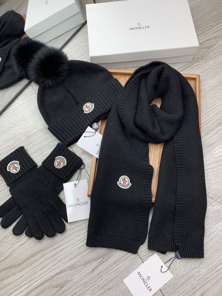 モンクレール　MONCLER　人気定番キャップ/マフラー/手袋セット　帽子セット　マフラーセット　レディース/メンズ　6色選択可 - 画像 8