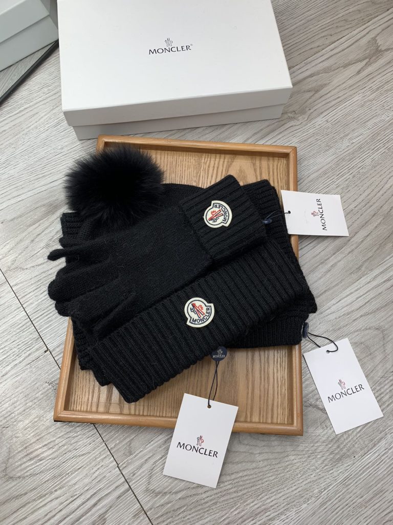 モンクレール　MONCLER　人気定番キャップ/マフラー/手袋セット　帽子セット　マフラーセット　レディース/メンズ　6色選択可 - 画像 6