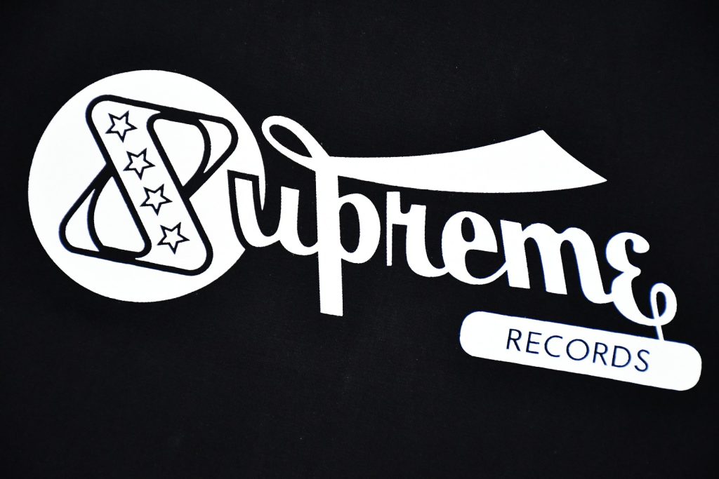 SUPREME スーパー レコードTシャツ 本革 通勤 通学 全2色 - 画像 5