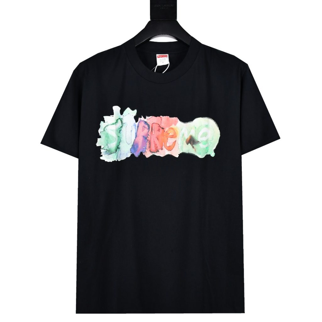 Supreme スュプリーム ワターカラーTシャツ 全2色 - 画像 2
