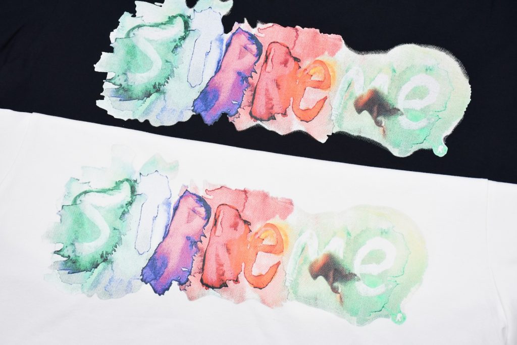 Supreme スュプリーム ワターカラーTシャツ 全2色 - 画像 4