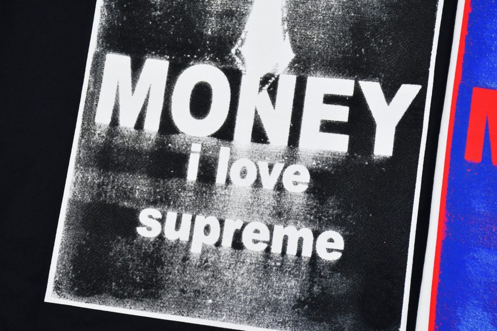 SUPREME スュープレ ロゴプリント半袖Tシャツ ブラック ホワイト 全2色 - 画像 2
