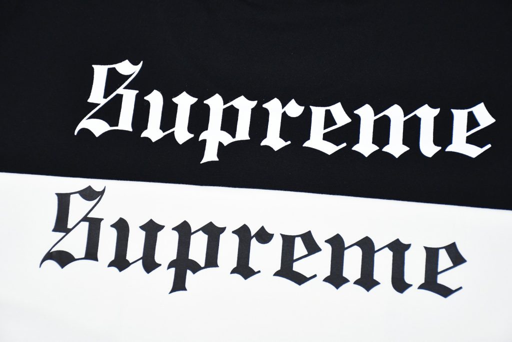 SUPREME スュプリーム フラットTシャツ スノーホワイト ブラック 白 全2色 - 画像 3