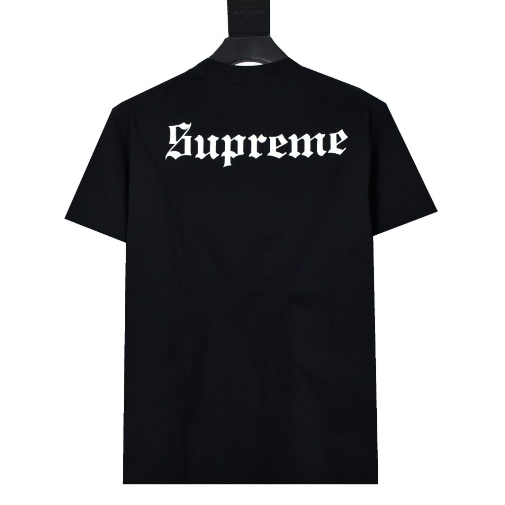 SUPREME スュプリーム フラットTシャツ スノーホワイト ブラック 白 全2色 - 画像 8