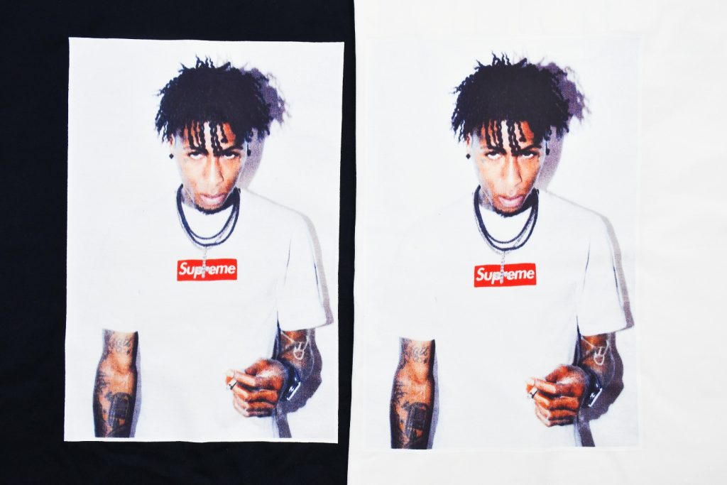 Supreme スーパーイエロー 人像Tシャツ 全2色 - 画像 4