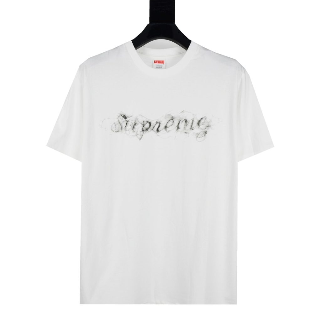 Supreme スュプリーム メンズTシャツ 19FW スモークロゴ 100%コットン 全2色 - 画像 2