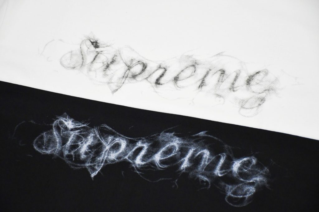 Supreme スュプリーム メンズTシャツ 19FW スモークロゴ 100%コットン 全2色 - 画像 4