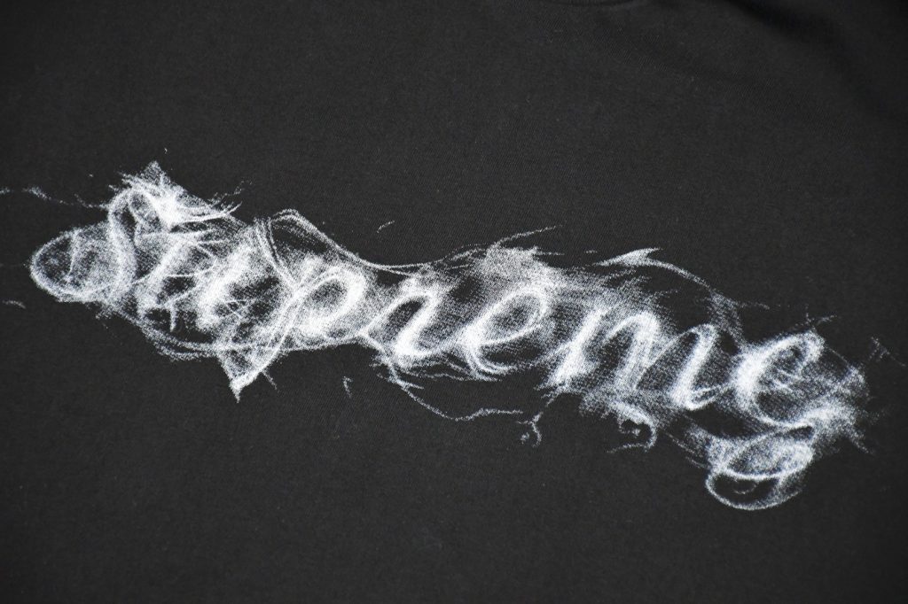 Supreme スュプリーム メンズTシャツ 19FW スモークロゴ 100%コットン 全2色 - 画像 6