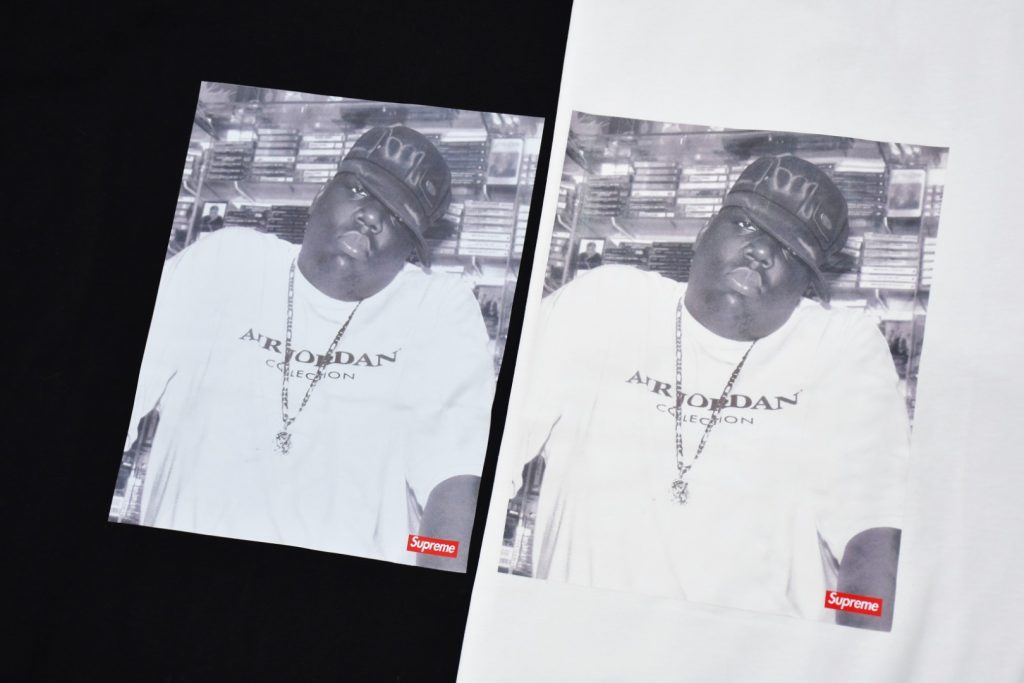 SUPREME スュプリーム オーバーサイズTシャツ ブラック ホワイト - 画像 5