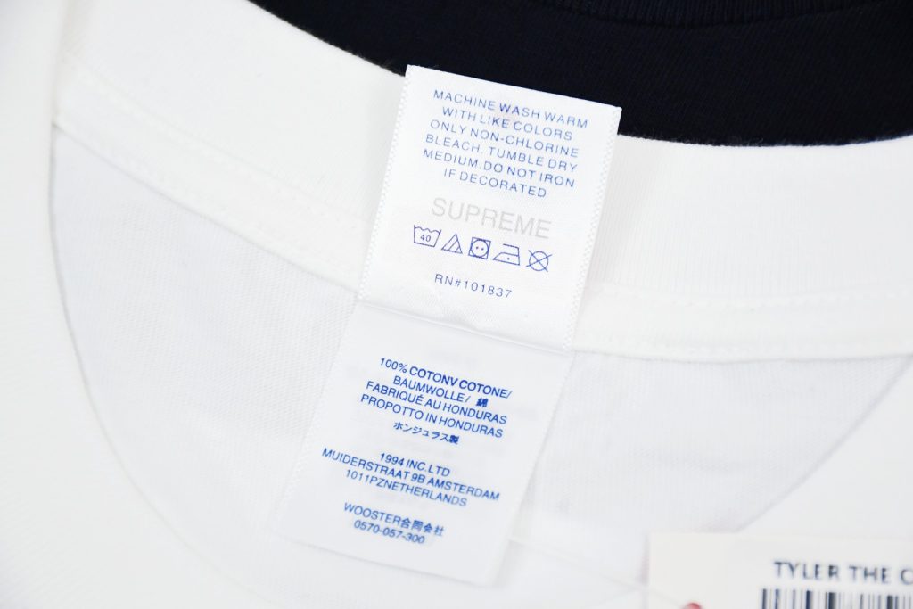 SUPREME スュプリーム フラットTシャツ 本革 通勤 全2色 - 画像 3