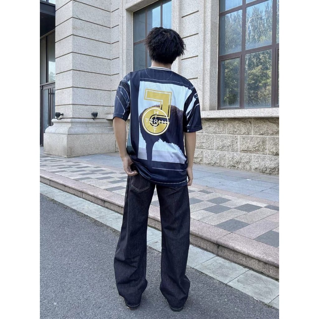 SUPREME スープレム ロゴTシャツ 通勤 通学 ブラック - 画像 4