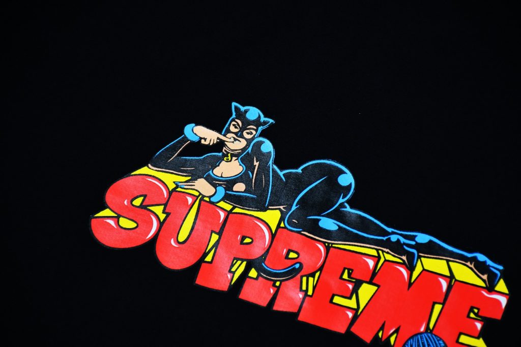 SUPREME スュプリーム カトウーマンTシャツ ブラック ホワイト 全2色 - 画像 6