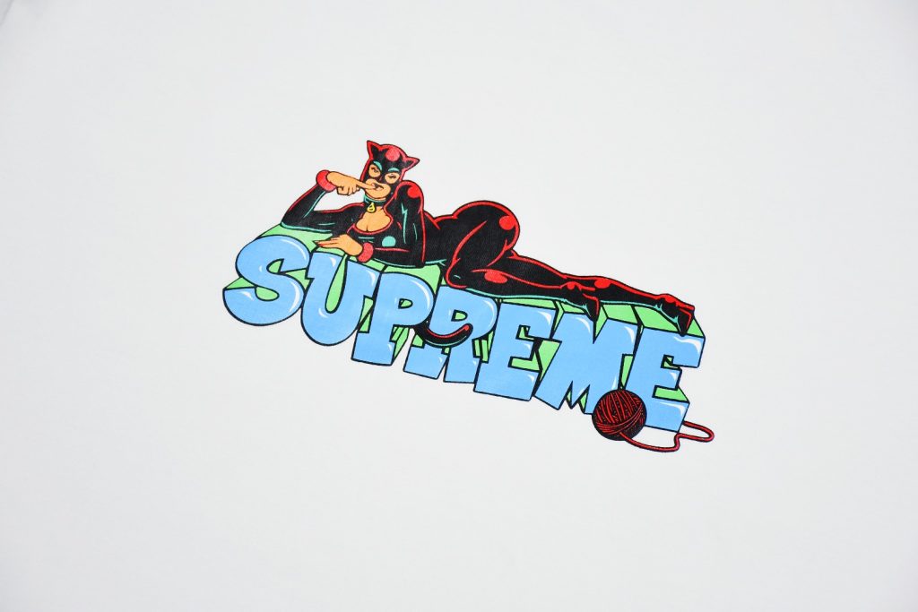 SUPREME スュプリーム カトウーマンTシャツ ブラック ホワイト 全2色 - 画像 7