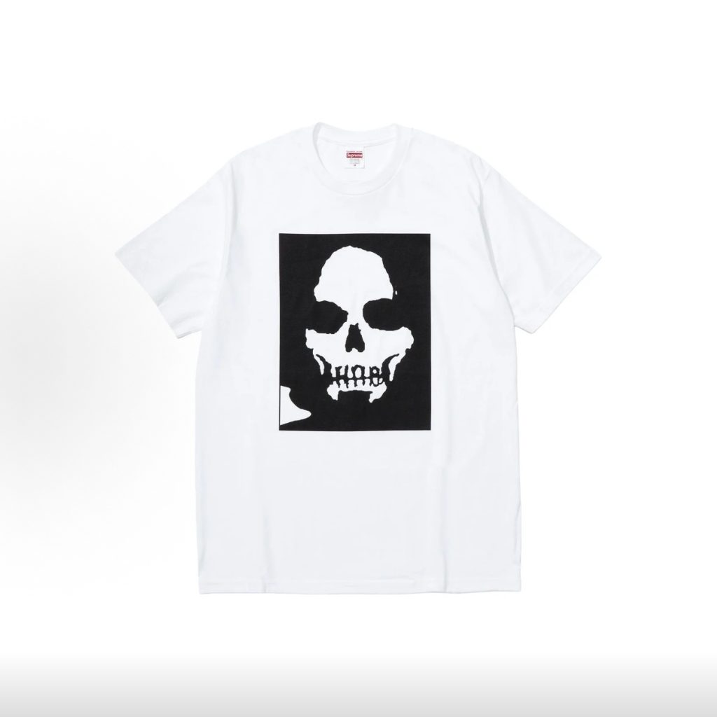 SUPREME シュプリーム メンズ 半袖Tシャツ 髏頭 プリント 全2色 - 画像 3