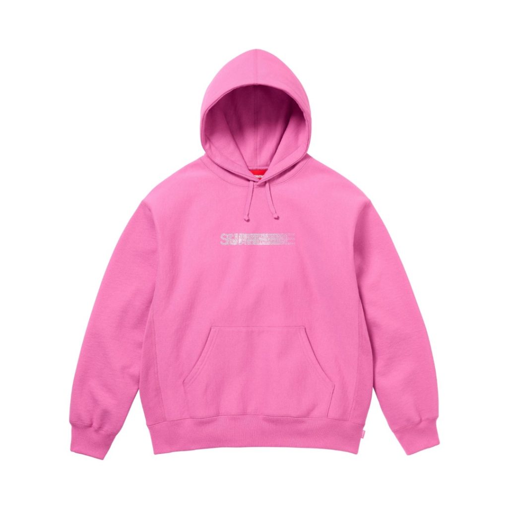 Supreme スュプレム フーディー フラットロゴ 水晶 クリスタル 3色展開 - 画像 8