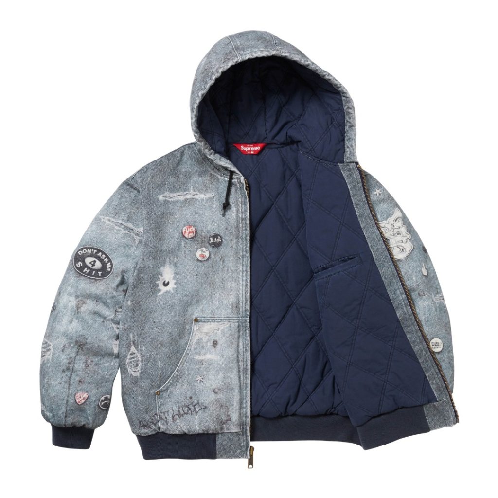 SUPREME スュプレーム デニムジャケット 3M サイズ表記 3M THINSULATE インサレーション ブルゾン 1色展開 - 画像 8
