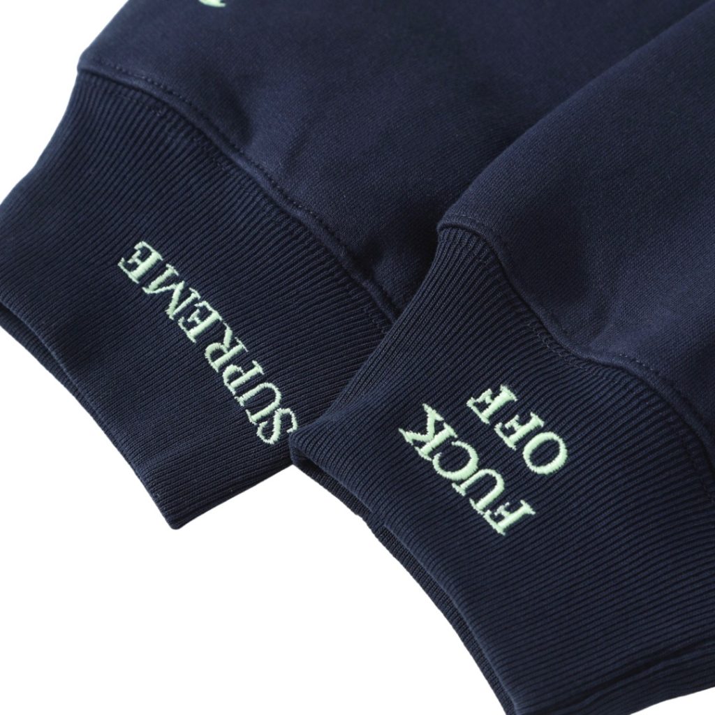 SUPREME スーパー フルジップパーカー フルジップ パーカー 黒 藏青 灰色 全3色 - 画像 5