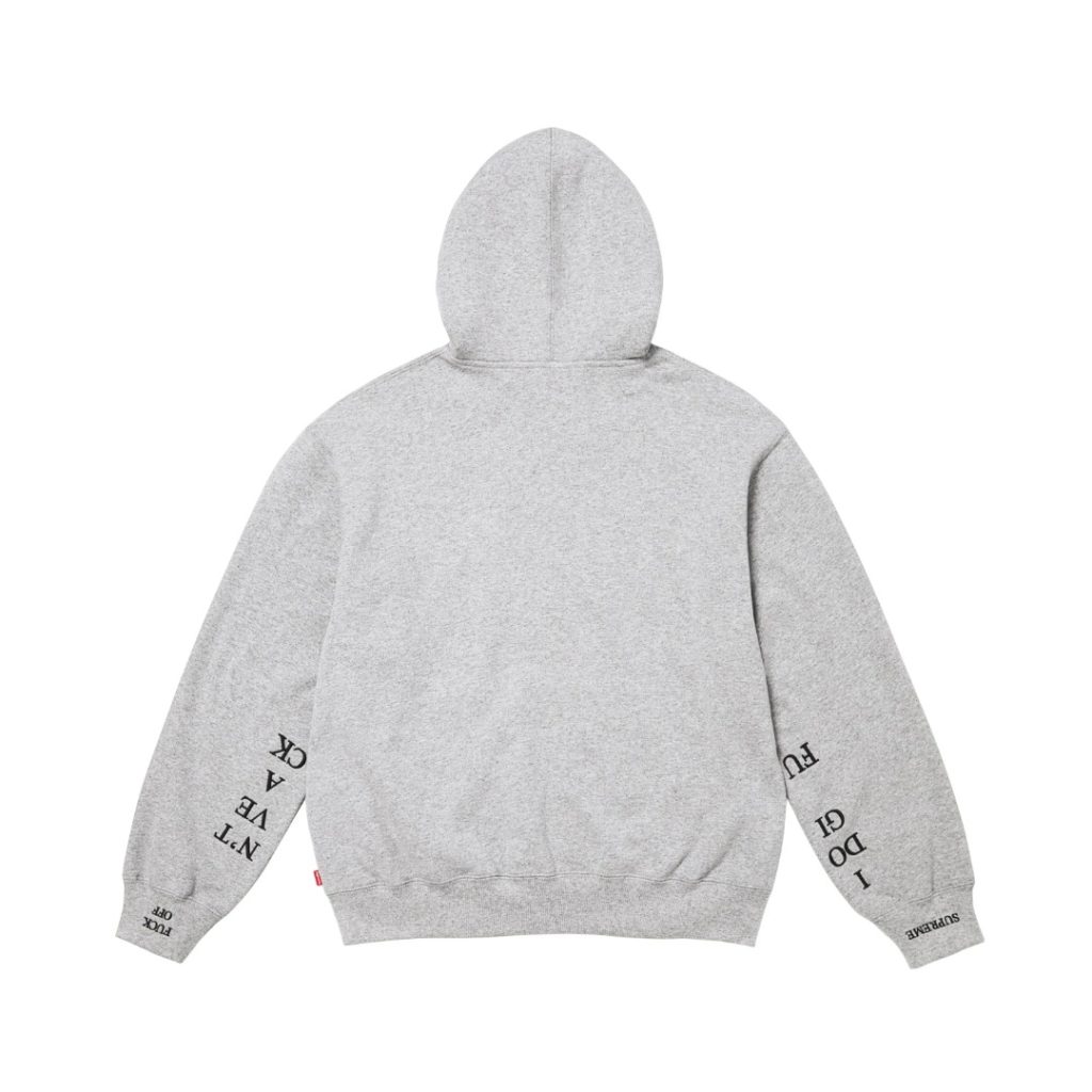 SUPREME スーパー フルジップパーカー フルジップ パーカー 黒 藏青 灰色 全3色 - 画像 6