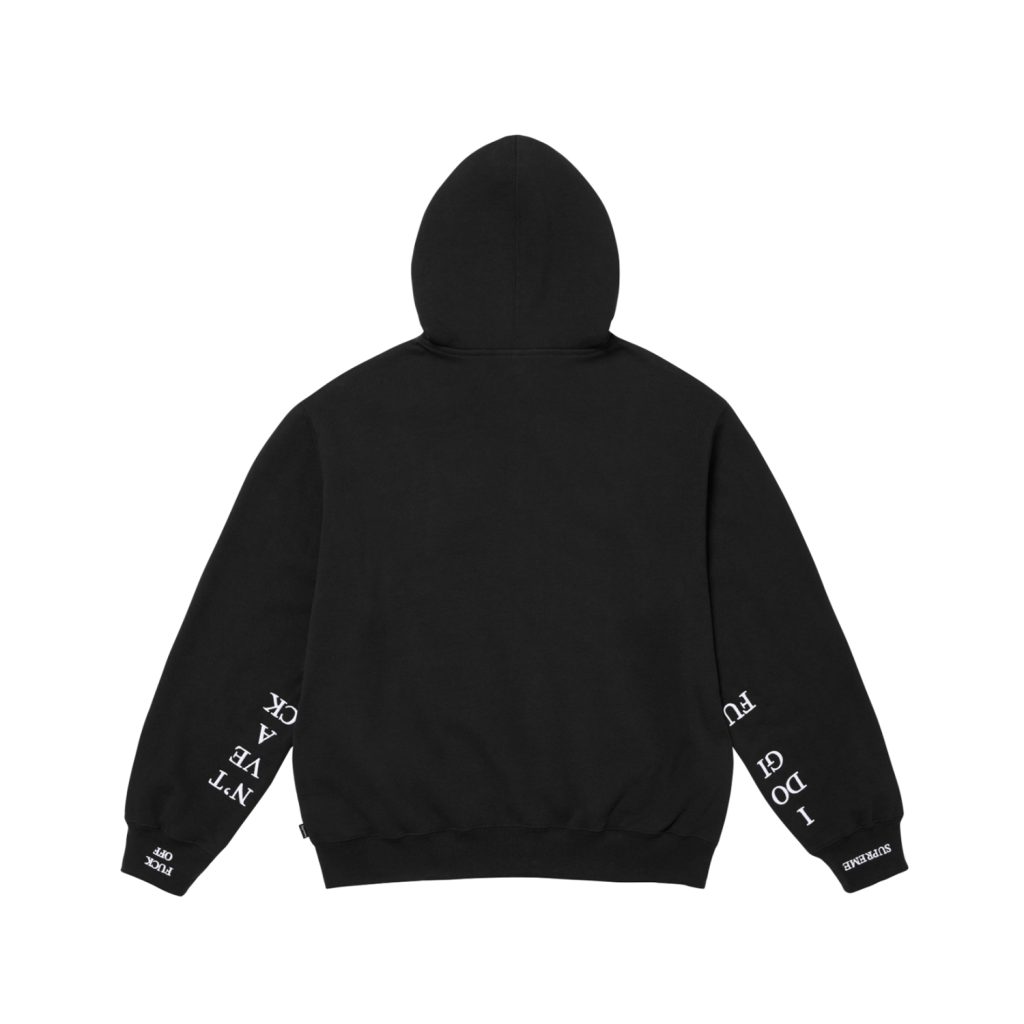 SUPREME スーパー フルジップパーカー フルジップ パーカー 黒 藏青 灰色 全3色 - 画像 8