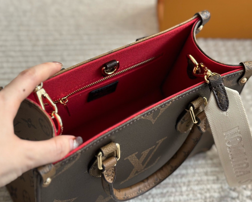 LOUISVUITTON　ルイヴィトン 　OnTheGo　オンザゴーPM　モノグラム・ジャイアント・リバース　レディースバッグ　ショルダーバッグ　ハンドバッグ　2WAYバッグ - 画像 4