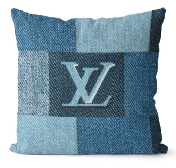 LOUIS VUITTON　ルイヴィトン　クッションカバー/クッション　ブランド抱き枕　クッション中材あり　カバー　リネン/ベルベット　クッションカバー　ロゴ　モノグラム - 画像 3