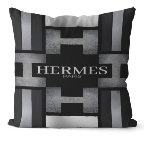 エルメスクッションカバー　HERMES　アーティスティッククッション　おしゃれクッションカバー　リネン　ベルベット　5種 - 画像 6