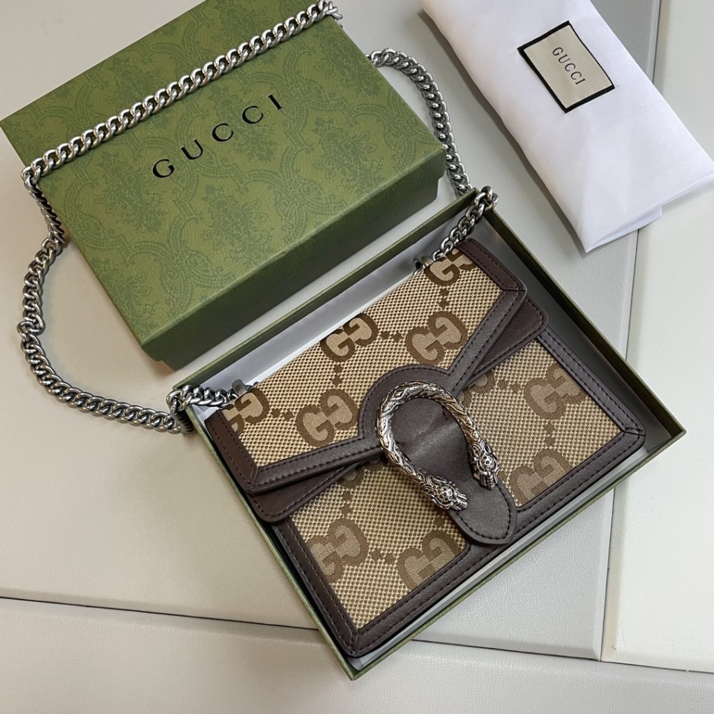 グッチ/GUCCI 　ディオニュソス・GGスプリーム ミニ バッグ　ショルダーバッグ　GG柄　斜めがけバッグ　レディース　カバン　5色 - 画像 3