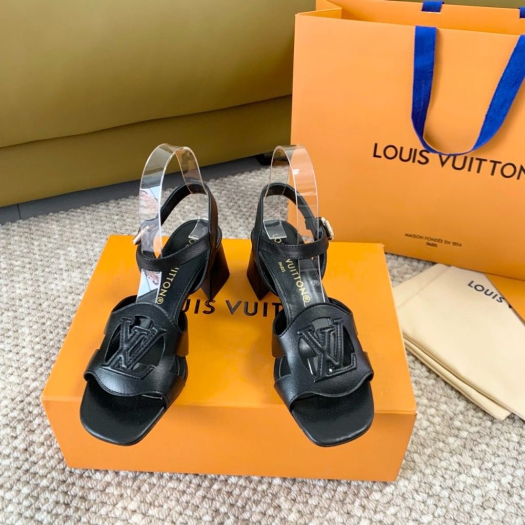 ルイヴィトン Louis Vuitton LVイソラ・ライン サンダル レディースサンダル ブラック ホワイト - 画像 3