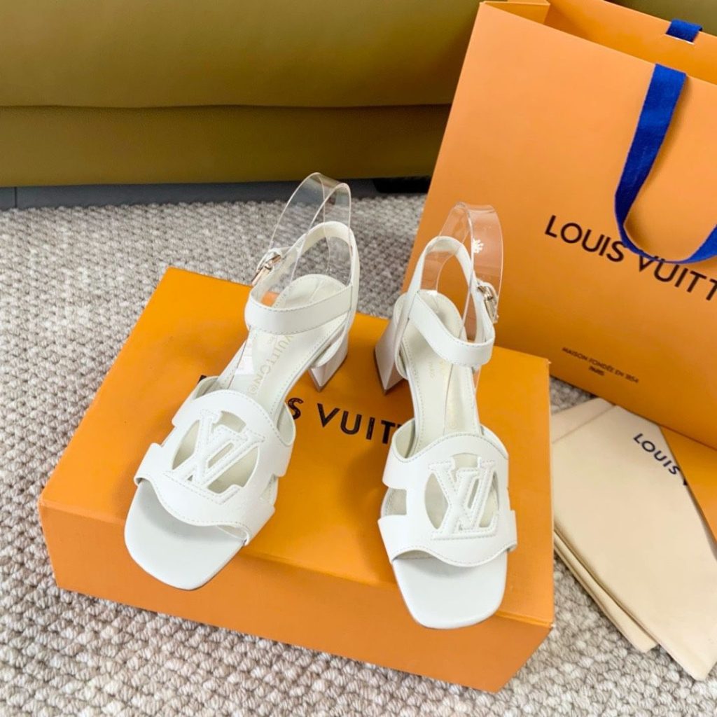 ルイヴィトン Louis Vuitton LVイソラ・ライン サンダル レディースサンダル ブラック ホワイト - 画像 2