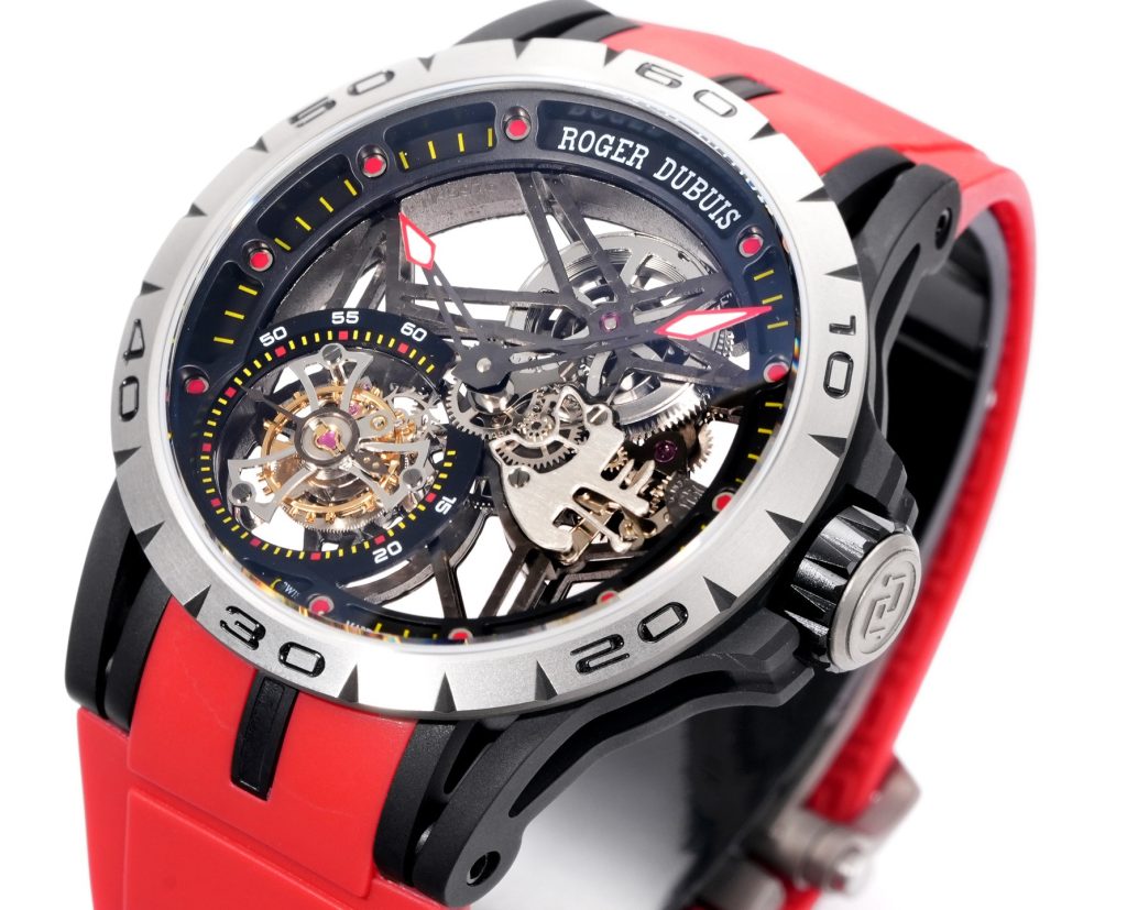 ROGER DUBUIS ロジェデュビーズ 腕時計 メンズ トゥールビヨン ミューブメント レッド - 画像 2