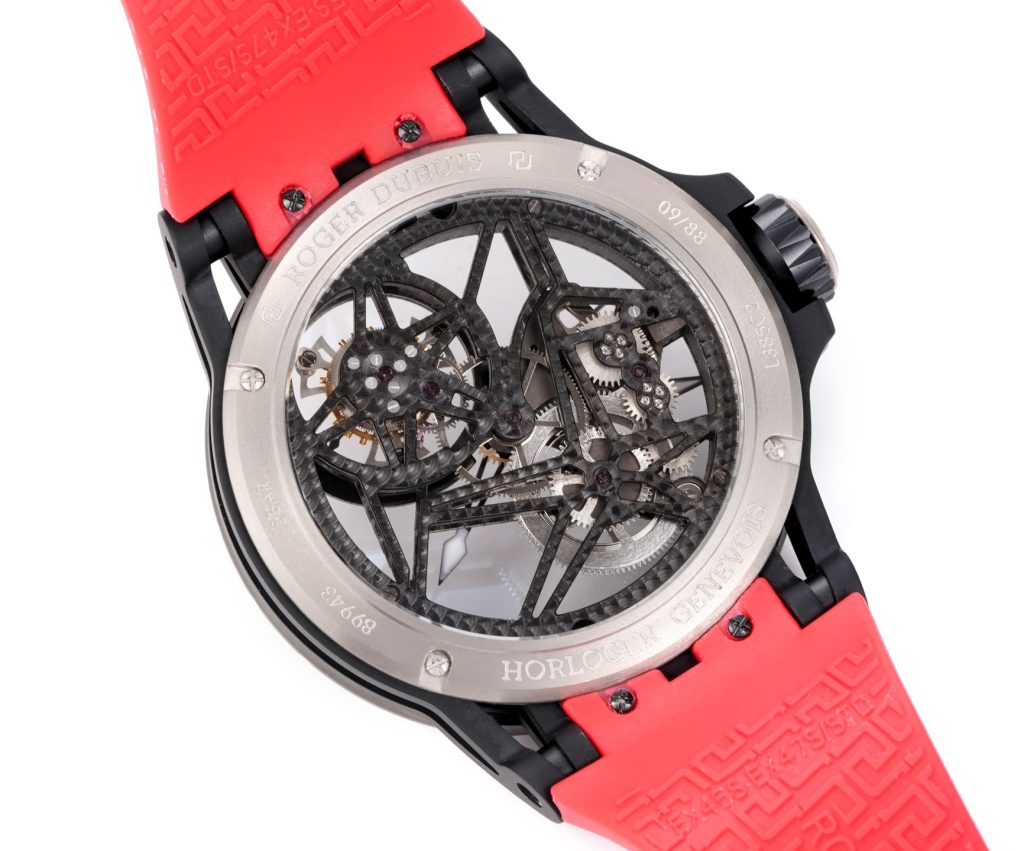ROGER DUBUIS ロジェデュビーズ 腕時計 メンズ トゥールビヨン ミューブメント レッド - 画像 8