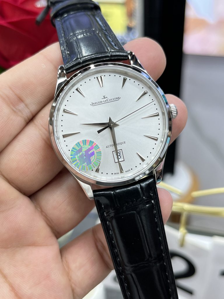 JAEGE R-LECOULTRE ジェイエールルコルト 腕時計 メンズ 自動巻き 機械式 レザーベルト ブラック - 画像 3