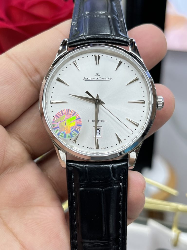 JAEGE R-LECOULTRE ジェイエールルコルト 腕時計 メンズ 自動巻き 機械式 レザーベルト ブラック - 画像 5