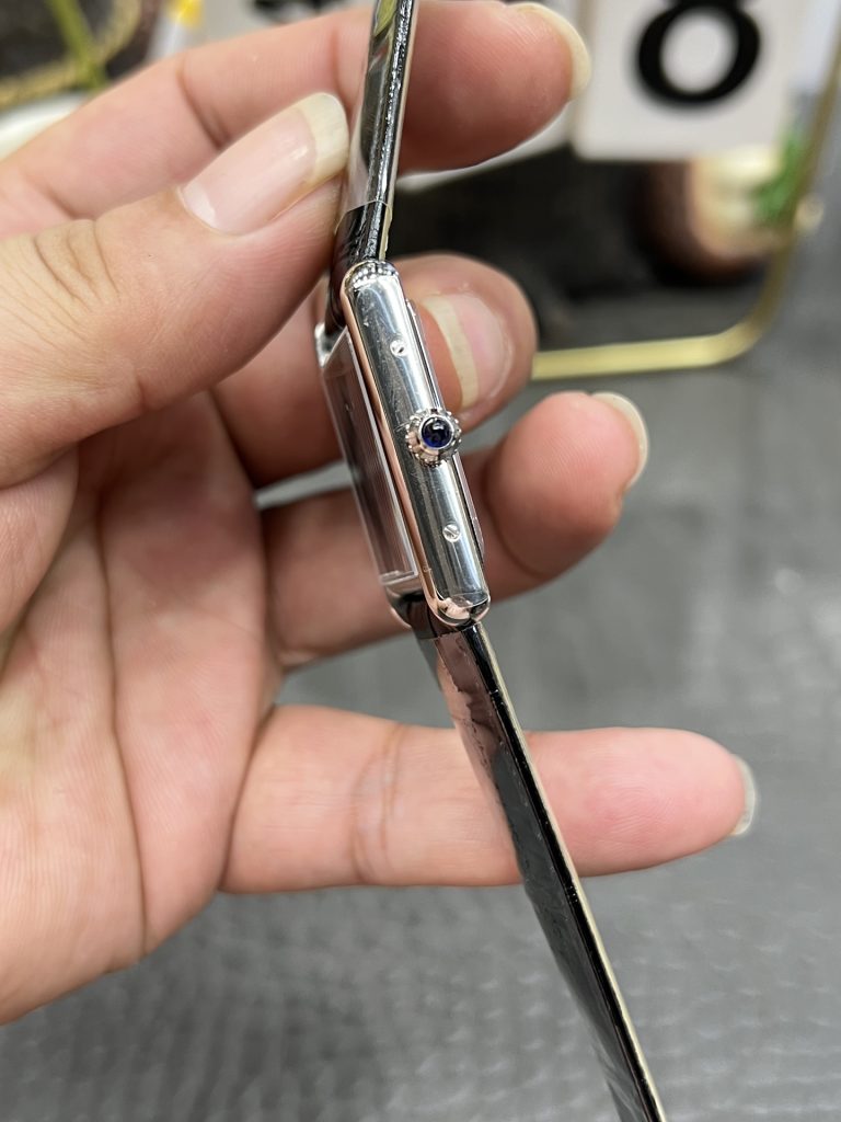 CARTIER カルティエ タンク 腕時計 レディース ブラック ブラック - 画像 6