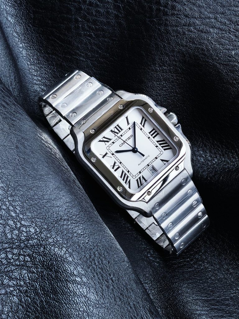 CARTIER カルティエ サンダース 腕時計 メンズ 自動巻き 44mm ケース ブラック - 画像 4