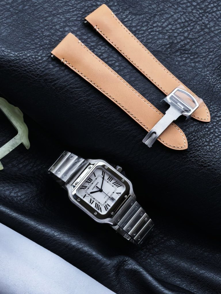 CARTIER カルティエ サンダース 腕時計 メンズ 自動巻き 44mm ケース ブラック - 画像 5