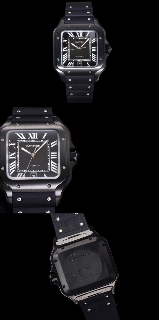CARTIER カルティエ サントス 腕時計 メンズ 自動巻き 機械式 39.8mm ブルー - 画像 6