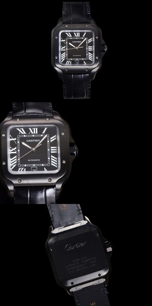 CARTIER カルティエ サントス 腕時計 メンズ 自動巻き 機械式 39.8mm ブルー - 画像 7