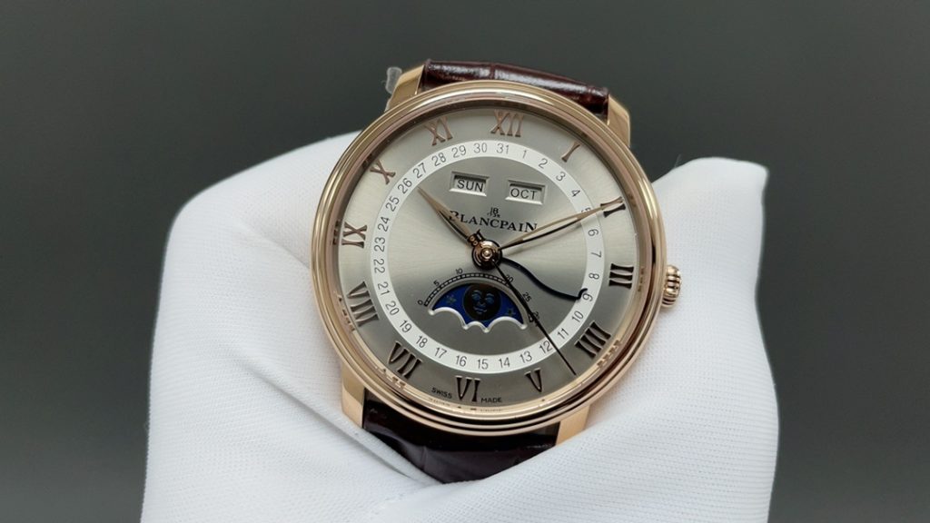 BLANCPAIN ブランパン 腕時計 メンズ 自動巻き 全自動 デイト ムーンフェイズ ブラウン - 画像 3