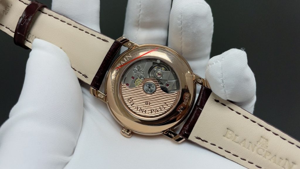 BLANCPAIN ブランパン 腕時計 メンズ 自動巻き 全自動 デイト ムーンフェイズ ブラウン - 画像 6