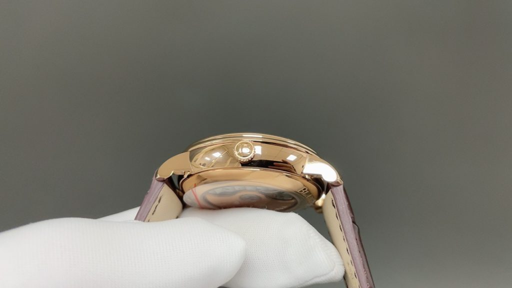 BLANCPAIN ブランパン 腕時計 メンズ 全自動巻き 月相表示 40mm ブラウン レザー - 画像 4