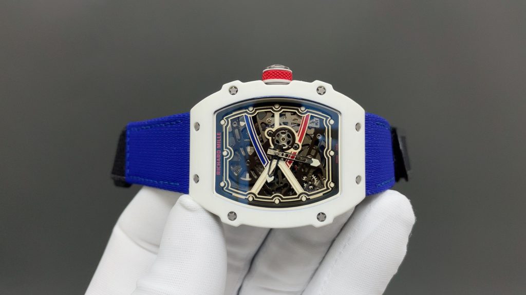 RICHARD MILLE リチャードミル RM67-02 腕時計 メンズ 自動巻き 本革 ブラック ブルー - 画像 2