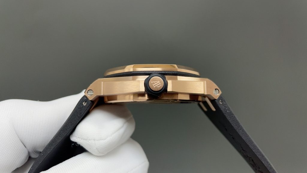 AUDEMARS PIGUET オーデマピゲ メンズ 腕時計 メカニカル 耐衝撃 42mm ローズゴールド ブラック - 画像 4