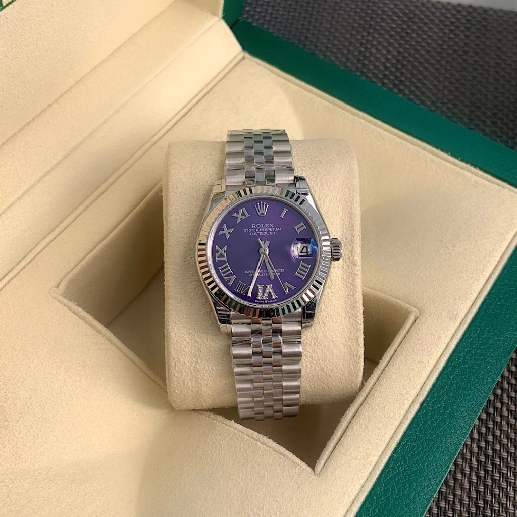 ROLEX ロレックス デイトジャスト 腕時計 レディース 自動巻き シャンパン ブルーダイヤモンド 11鑽 - 画像 3