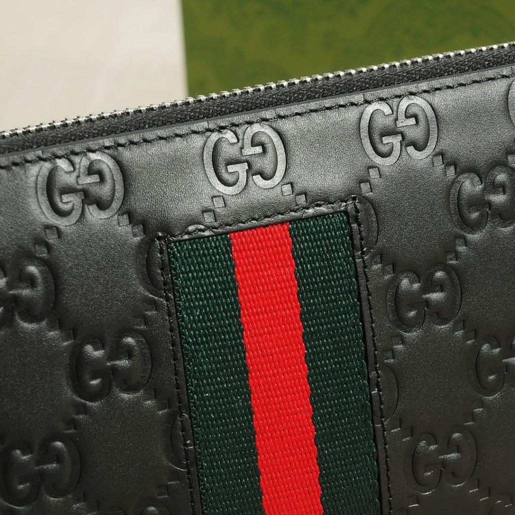 GUCCI グッチ 長財布 グッチ柄 レザー ブラック - 画像 5