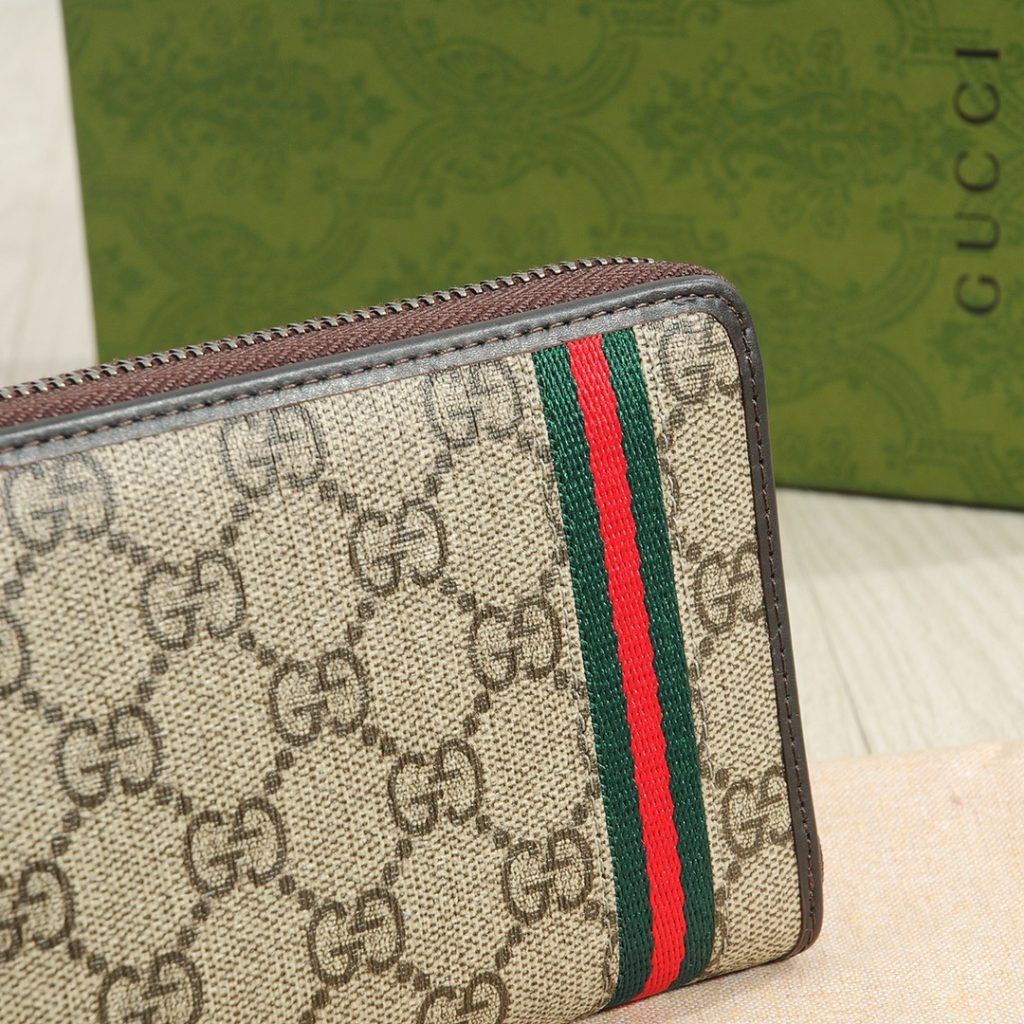 GUCCI グッチ ロングジップ・ウォレット 本革仕様 メインカラー:ベージュ - 画像 5